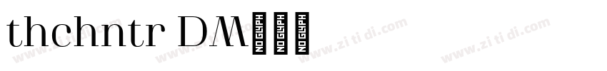 Athachantr DEMO字体转换